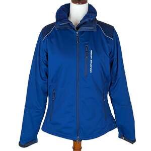 Mountain Horse Waterproof Royal Blue Riding Jacket w/ Liner Equestrian Size XL